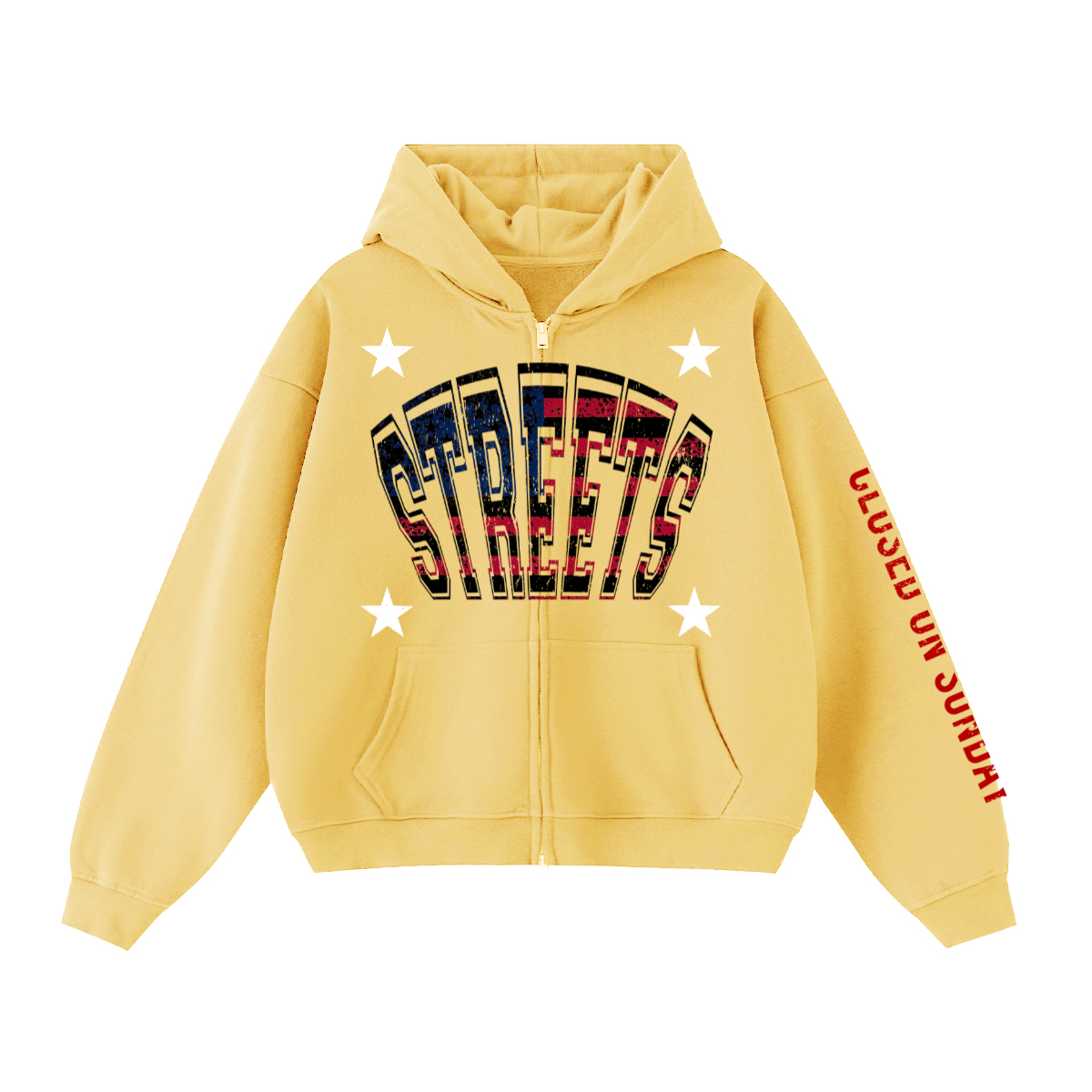 Closed USA Zip-Up